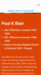 Mobile Screenshot of paulkblair.com
